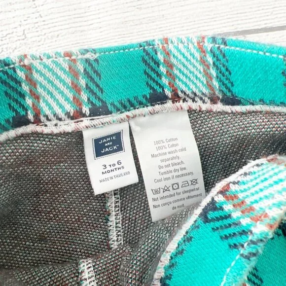 Janie and Jack Plaid Pants - Picture 2 of 3